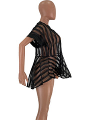 Load image into Gallery viewer, Sheer Striped Top
