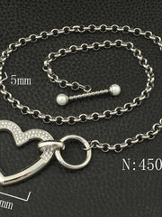 Load image into Gallery viewer, Stainless Steel Heart Pendant Necklace
