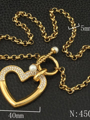 Load image into Gallery viewer, Stainless Steel Heart Pendant Necklace
