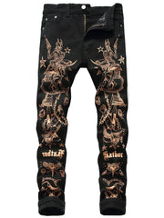 Load image into Gallery viewer, Print Graphic Jeans
