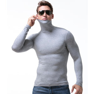 Turtleneck Long Sleeve T-Shirt