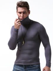 Load image into Gallery viewer, Turtleneck Long Sleeve T-Shirt
