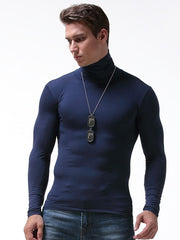 Load image into Gallery viewer, Turtleneck Long Sleeve T-Shirt
