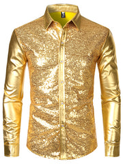 Load image into Gallery viewer, Long Sleeve Sequin Shirt
