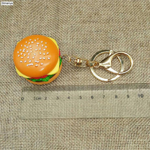 Burger Key Chain