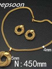 Load image into Gallery viewer, Pendant Necklace And Earrings
