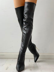 Load image into Gallery viewer, Thigh High Zipper Boots
