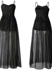 Load image into Gallery viewer, Spaghetti Strap Sheer Dress
