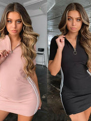 Load image into Gallery viewer, Casual Short Sleeve dress - vendach
