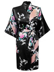 Load image into Gallery viewer, Floral Print Kimono Robe
