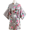 Load image into Gallery viewer, Floral Print Kimono Robe