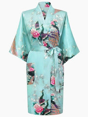 Load image into Gallery viewer, Floral Print Kimono Robe
