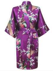 Load image into Gallery viewer, Floral Print Kimono Robe
