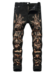 Load image into Gallery viewer, Print Graphic Jeans
