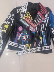 Load image into Gallery viewer, Long Sleeve Graffiti Jacket
