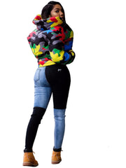 Load image into Gallery viewer, Camo Print Winter Jacket
