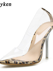 Load image into Gallery viewer, Clear High Heel Shoes
