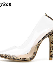 Load image into Gallery viewer, Clear High Heel Shoes
