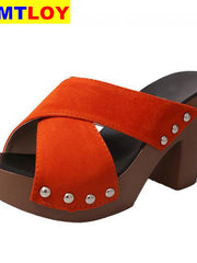 Load image into Gallery viewer, Open-Toed Clogs
