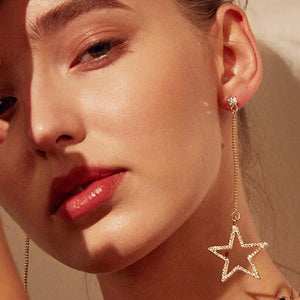 Chain Star Earrings