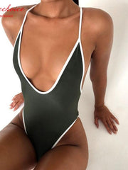 Load image into Gallery viewer, Color Outline Bathing Suit
