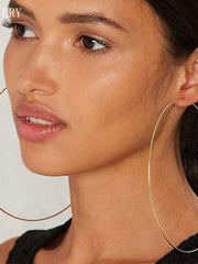 Load image into Gallery viewer, Oversized Hoop Earrings
