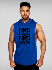 Load image into Gallery viewer, NO PAIN NO GAIN HOODED TANK
