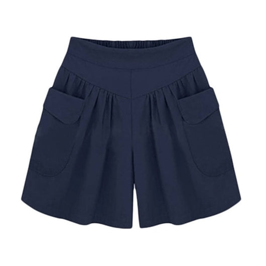 Pleated Shorts with Pockets