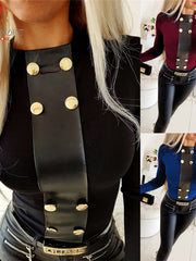 Load image into Gallery viewer, Patchwork Long Sleeve Top
