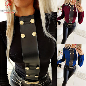 Patchwork Long Sleeve Top