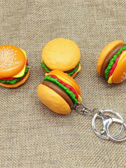 Load image into Gallery viewer, Burger Key Chain
