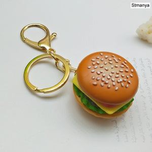Burger Key Chain