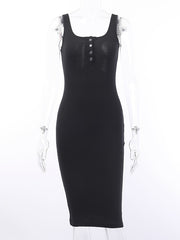 Load image into Gallery viewer, Knee-Length Knitted Dress
