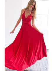 Load image into Gallery viewer, Multiway Wrap Convertible Boho Maxi Dress
