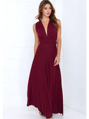 Load image into Gallery viewer, Multiway Wrap Convertible Boho Maxi Dress
