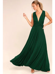 Load image into Gallery viewer, Multiway Wrap Convertible Boho Maxi Dress
