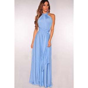 Multiway Wrap Convertible Boho Maxi Dress