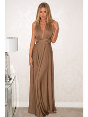 Load image into Gallery viewer, Multiway Wrap Convertible Boho Maxi Dress
