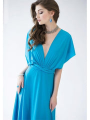 Load image into Gallery viewer, Multiway Wrap Convertible Boho Maxi Dress
