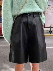 Load image into Gallery viewer, Faux Leather Shorts
