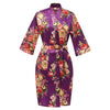 Load image into Gallery viewer, Floral Print Kimono Robe