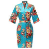 Load image into Gallery viewer, Floral Print Kimono Robe