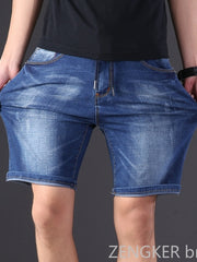 Load image into Gallery viewer, Stretchy Denim Shorts
