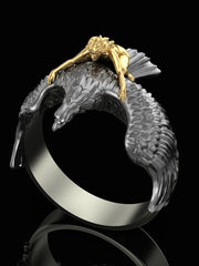 Load image into Gallery viewer, Flying Eagle Ring
