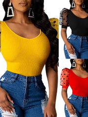 Load image into Gallery viewer, Sheer Sleeve Blouse
