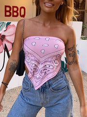 Load image into Gallery viewer, Bandana Tube Top
