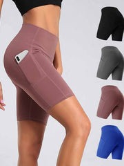 Load image into Gallery viewer, High Waist Shorts With Pockets
