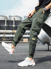 Load image into Gallery viewer, Men&#39;s Side Pockets Cargo Pants
