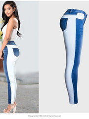 Load image into Gallery viewer, Two Tone Jeans

