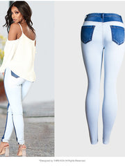 Load image into Gallery viewer, Two Tone Jeans
